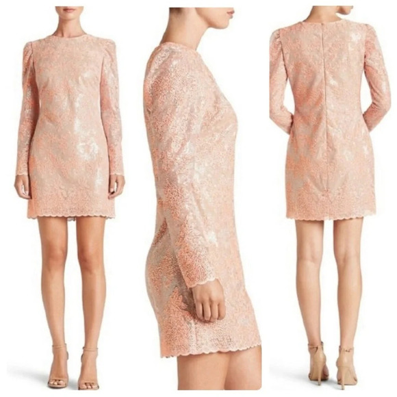 Dress the Population Aubry Sequin Embellished Shift Dress - Picture 1 of 14